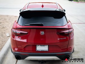 Alfa Romeo Stelvio Roof Spoiler - Carbon Fiber - Estremo Design